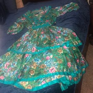 Diane Freis Original Petite Dress. 100% Silk